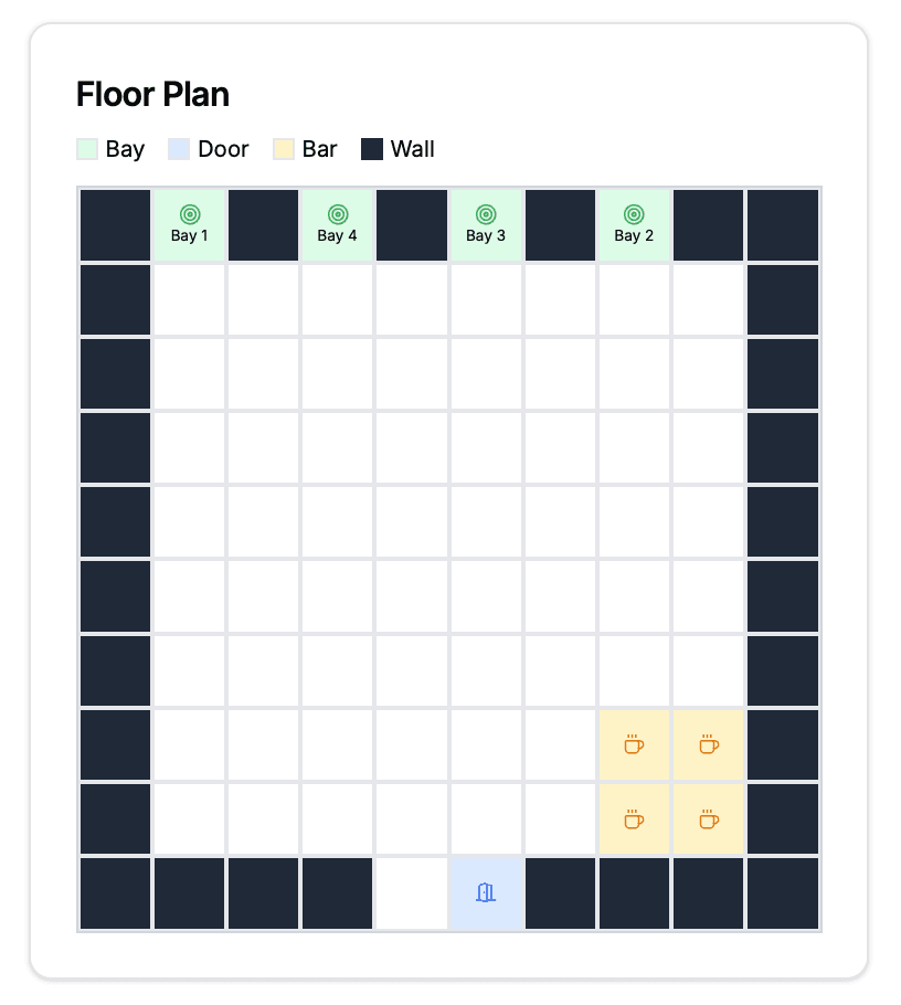 Planos de sala interactivos